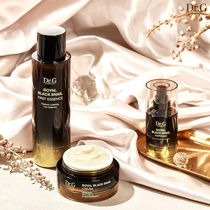 Dr.G Royal Black Snail Ampoule, 30ml - KBeauty, Serum Korean, Serum for Face Korean, K Beauty Korean Skincare, Coreano, Ampoule Korean Skin Care