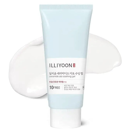 Illiyoon Ceramide Ato Soothing Gel 175ml(5.91oz) | High Moisturizing Cooling Gel Lotion for Tired and Dry Skin - Nouriviva