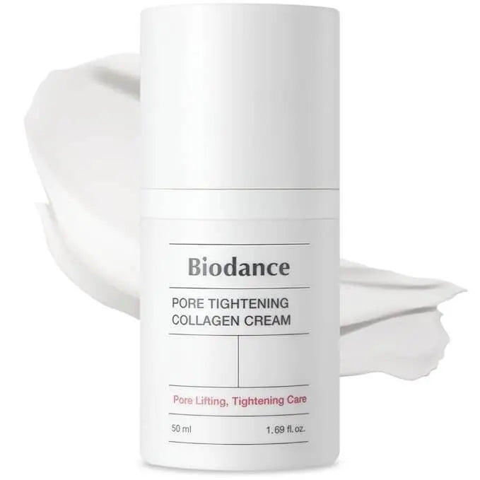 BIODANCE Pore Tightening Collagen Cream | Korean Collagen Cream & Firming Facial Moisturizer with Collagen, Mineral water, Hyaluronic Acid for Face | 1.69 fl.oz, 50ml - Nouriviva