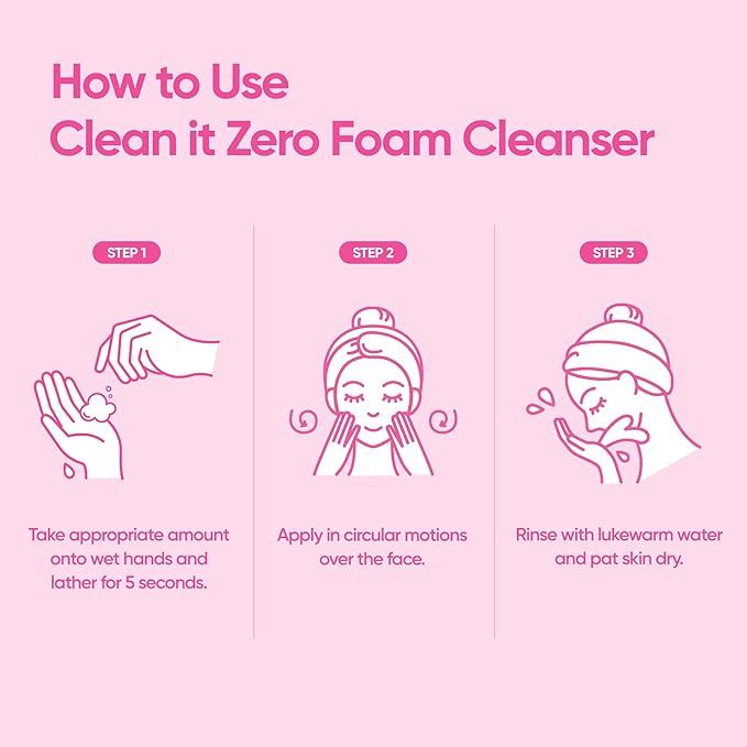BANILA CO NEW Clean It Zero Foam Cleanser 150ml, all skin types, creamy foam cleanser with natural herbs