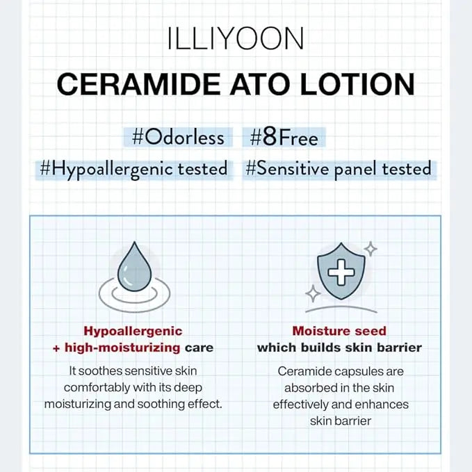 ILLIYOON Ceramide Ato Lotion 350ml - Nouriviva