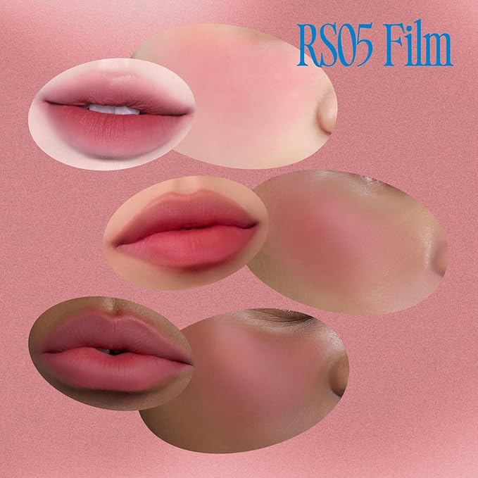 Lip&Cheek Blurry Pudding Pot | Film | Makeup Blush, Buildable Lightweight, Multi-Use Soft Matte Finish | 5g