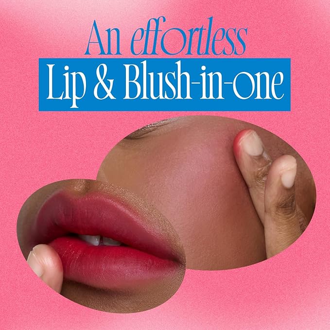 Lip&Cheek Blurry Pudding Pot | Ambitious | Makeup Blush, Buildable Lightweight, Multi-Use Soft Matte Finish | 5g